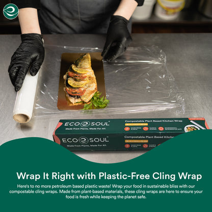 Compostable Cling Wrap 30 cm x 30 mtr Pack of 1