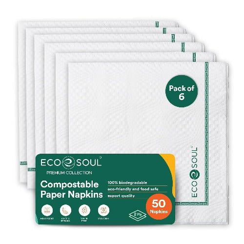 2 Ply Compostable Paper Napkins