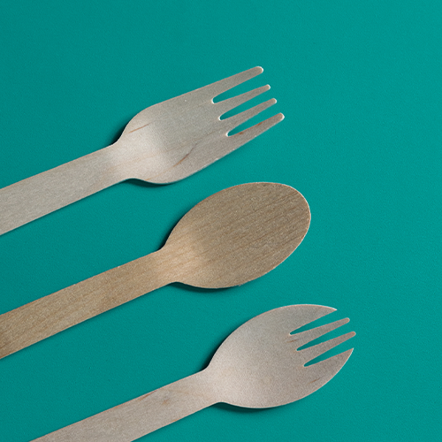 Birchwood Wooden Spoon and Fork